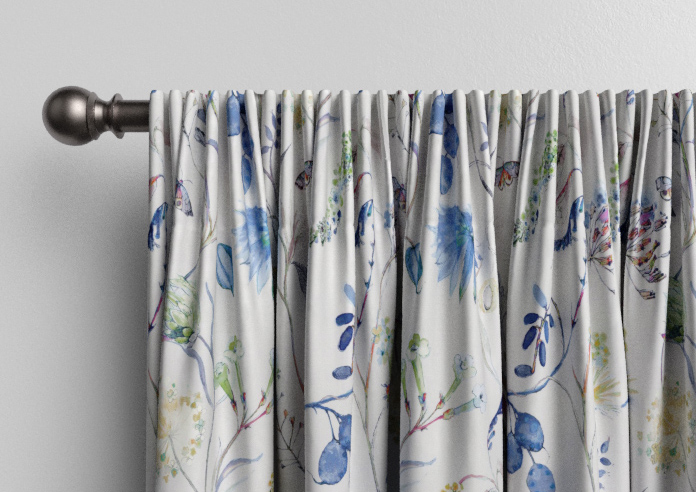 Grove, Saxon Blue - Made to Measure Curtains - Image 9